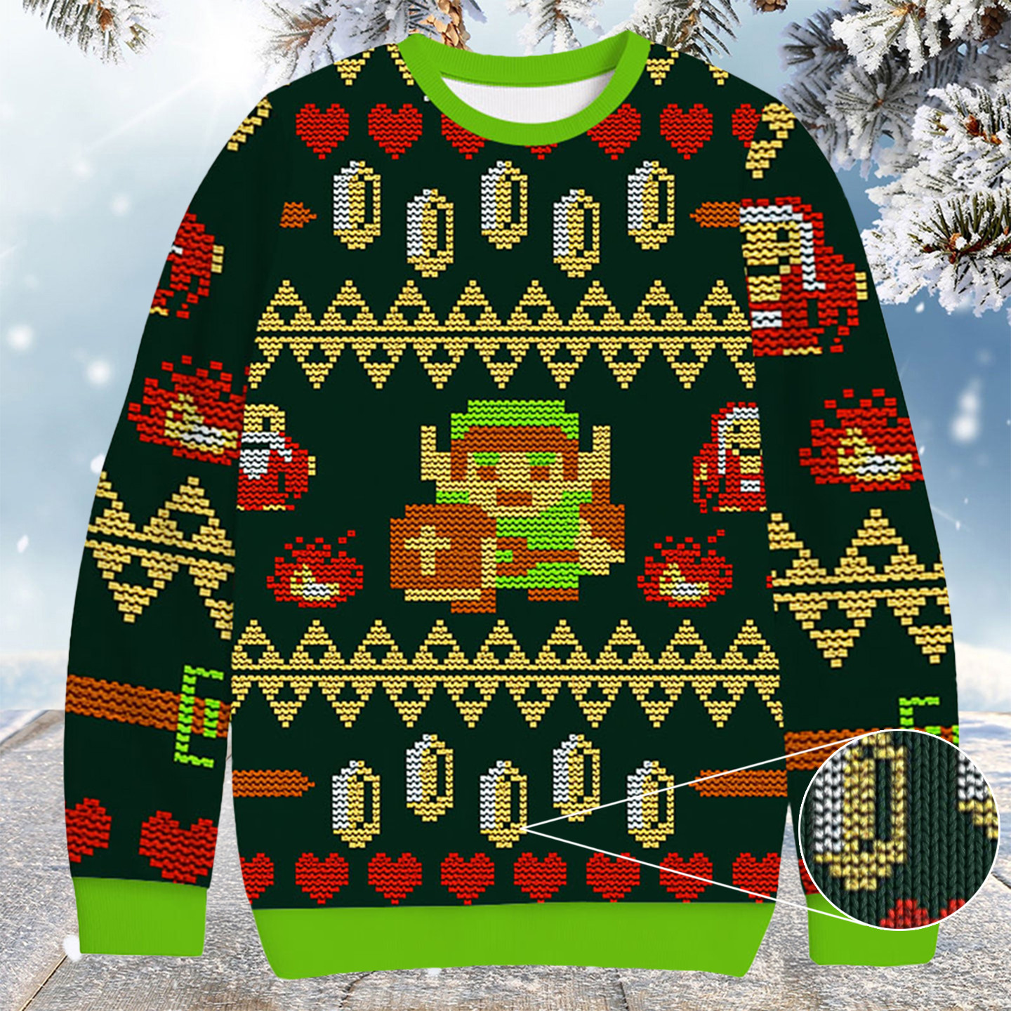 Legend Of Zelda Don't Wear Alone Christmas Ugly Sweater Unique Christmas Gifts
