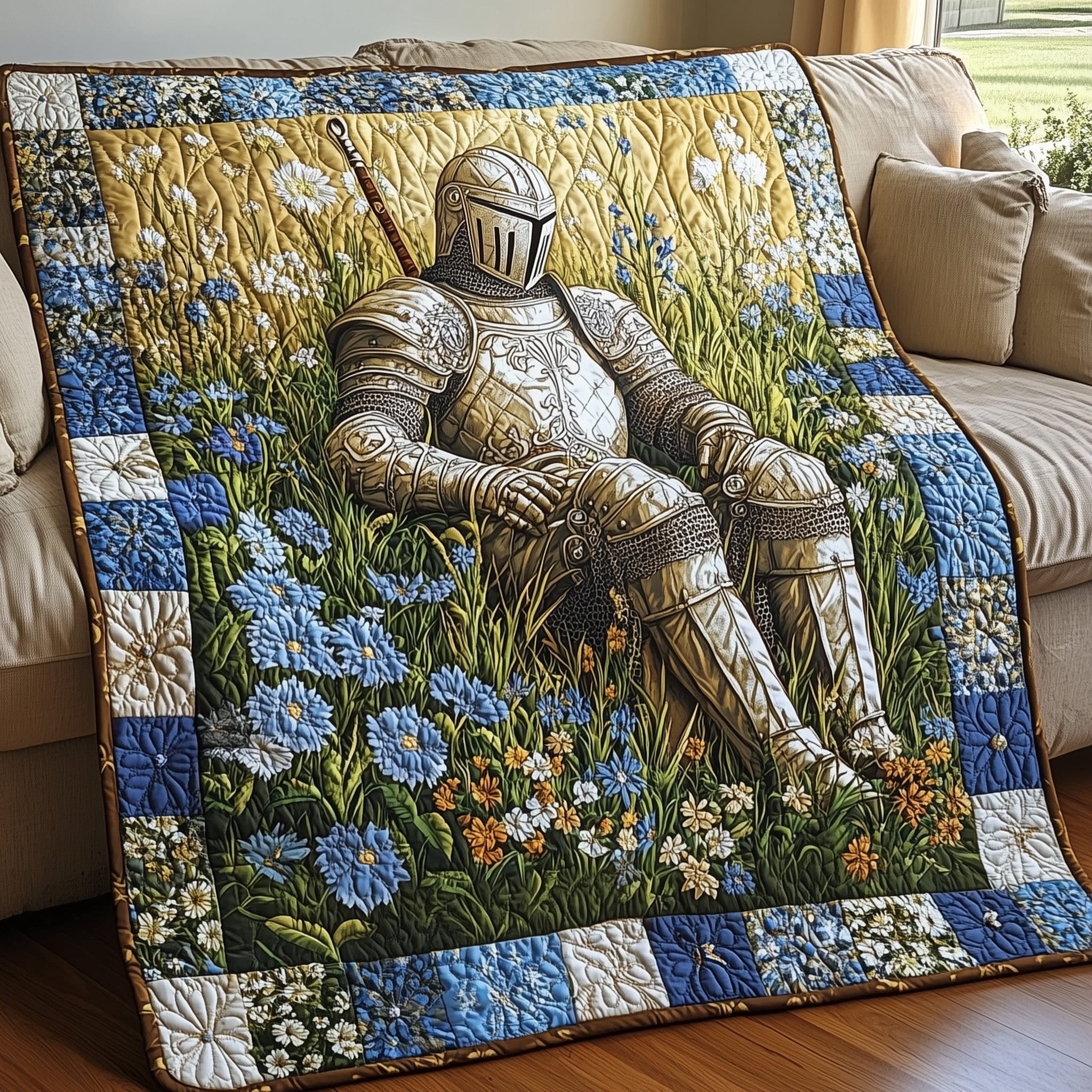 Legendary Valor Quilted Blanket Cute Soft BlanketChristmas Gifts Ideas For Daughter In Law