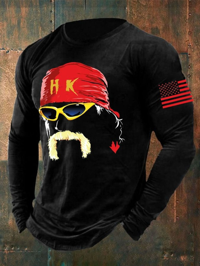 Legendary Wrestler Commemorative Hulk Hogan Long Sleeve Shirt Thank You For The Memories Apparel