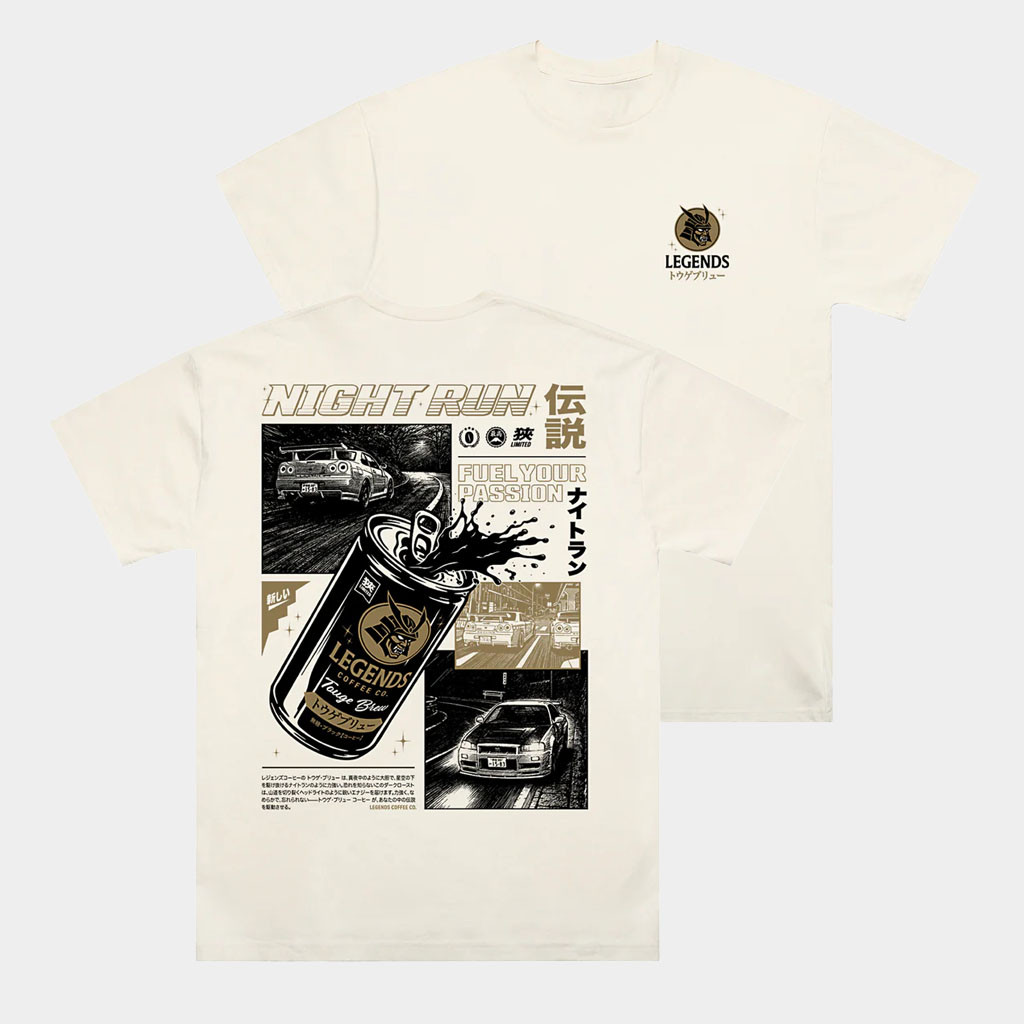 Legends Media Merch Night Run T-Shirt Birthday Present For Husband-1