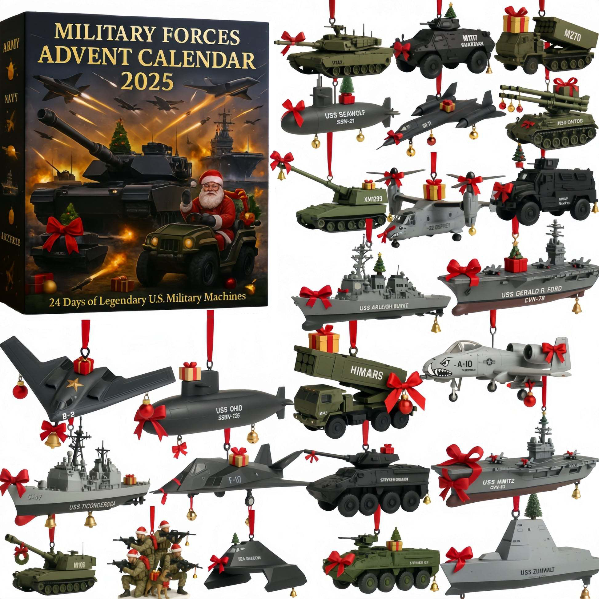 Legends Of The Armed Forces Advent Calendar 2025 Xmas Calendar Countdown Veteran Gifts