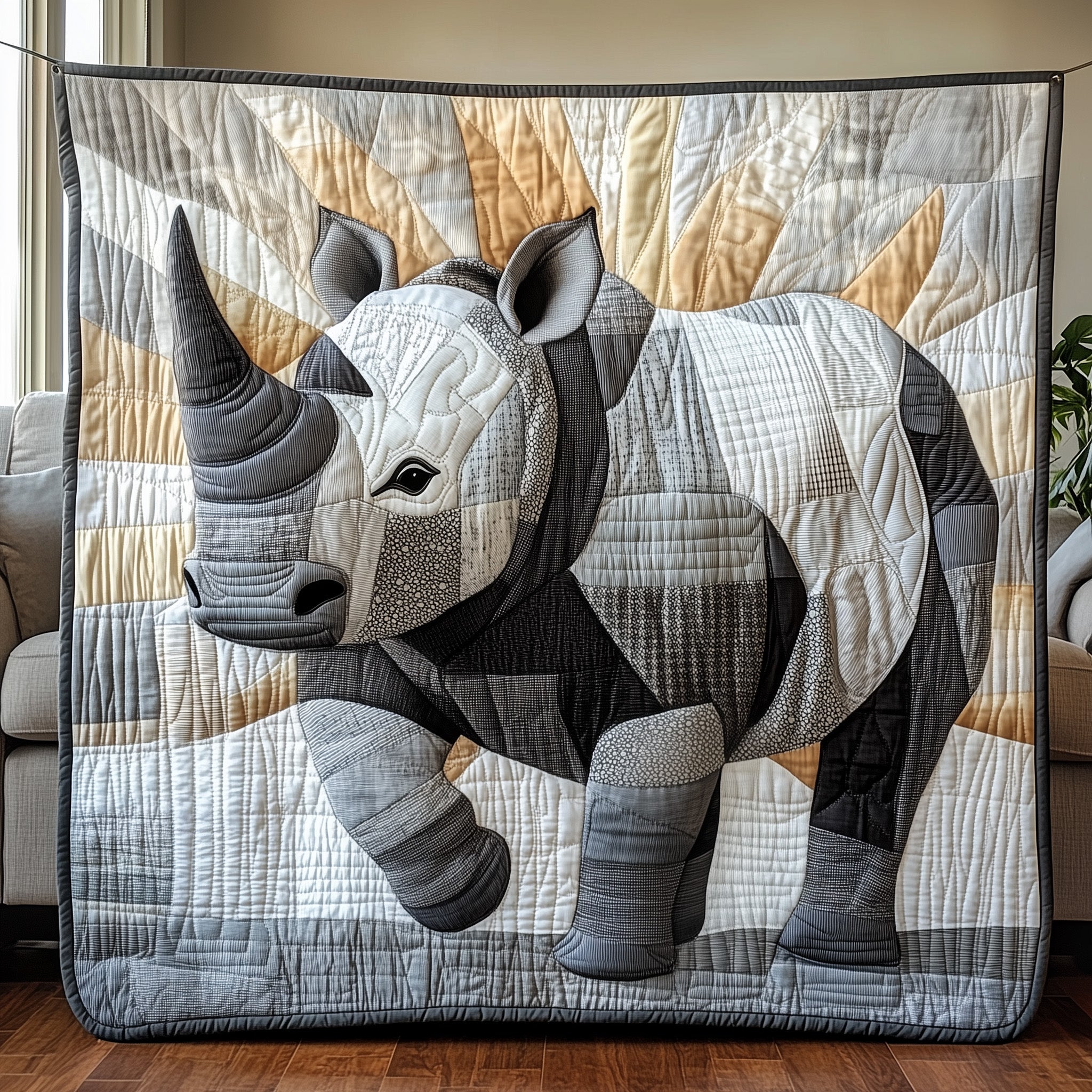 Legends of the Rhino Quilted Blanket Cute Soft BlanketChristmas Basket Ideas For Families