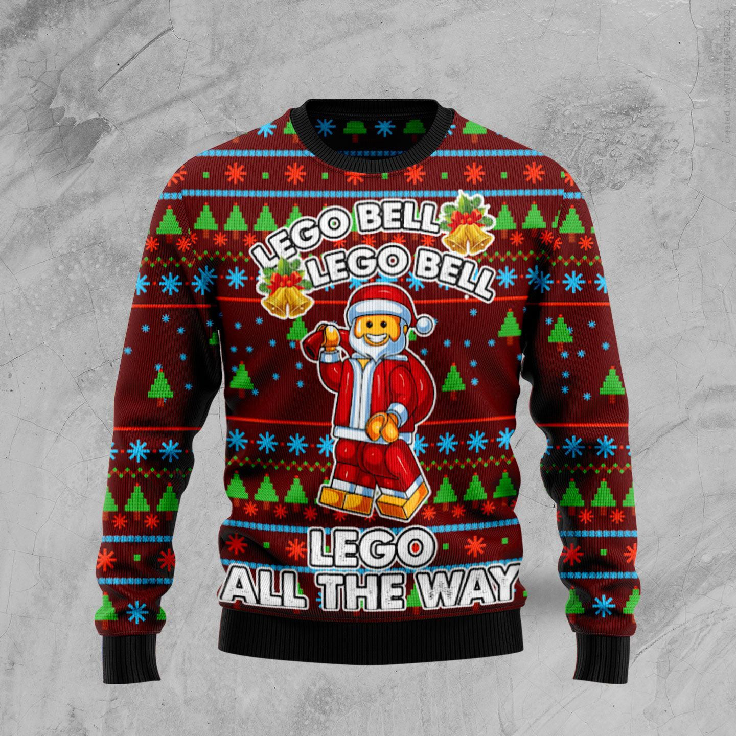 Lego Bell Ugly Christmas Sweater Funny Xmas Jumper Christmas Gifts For Men