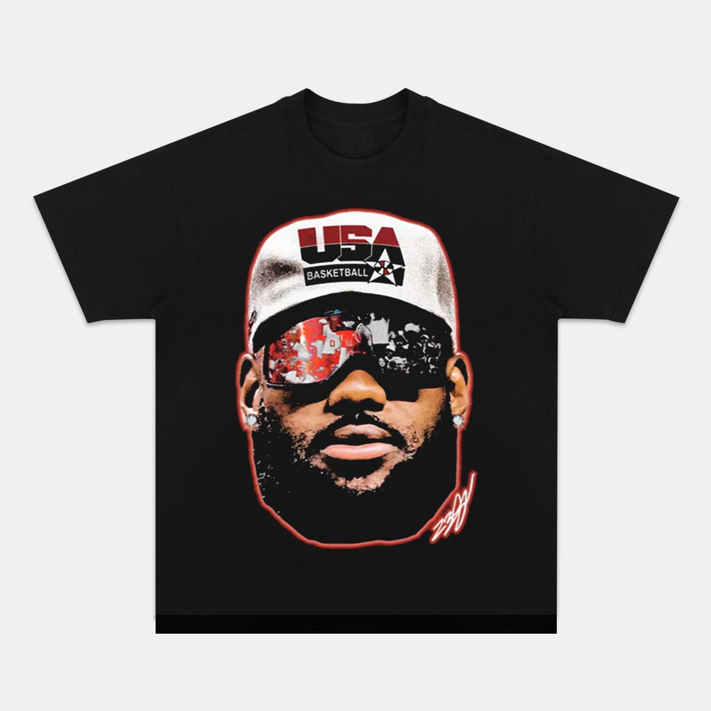 Legoat Team USA Big Face Graphic T-Shirt Basketball Fan Gift Ideas Legoat Team USA Big Face Graphic T-Shirt Basketball Fan Gift Ideas