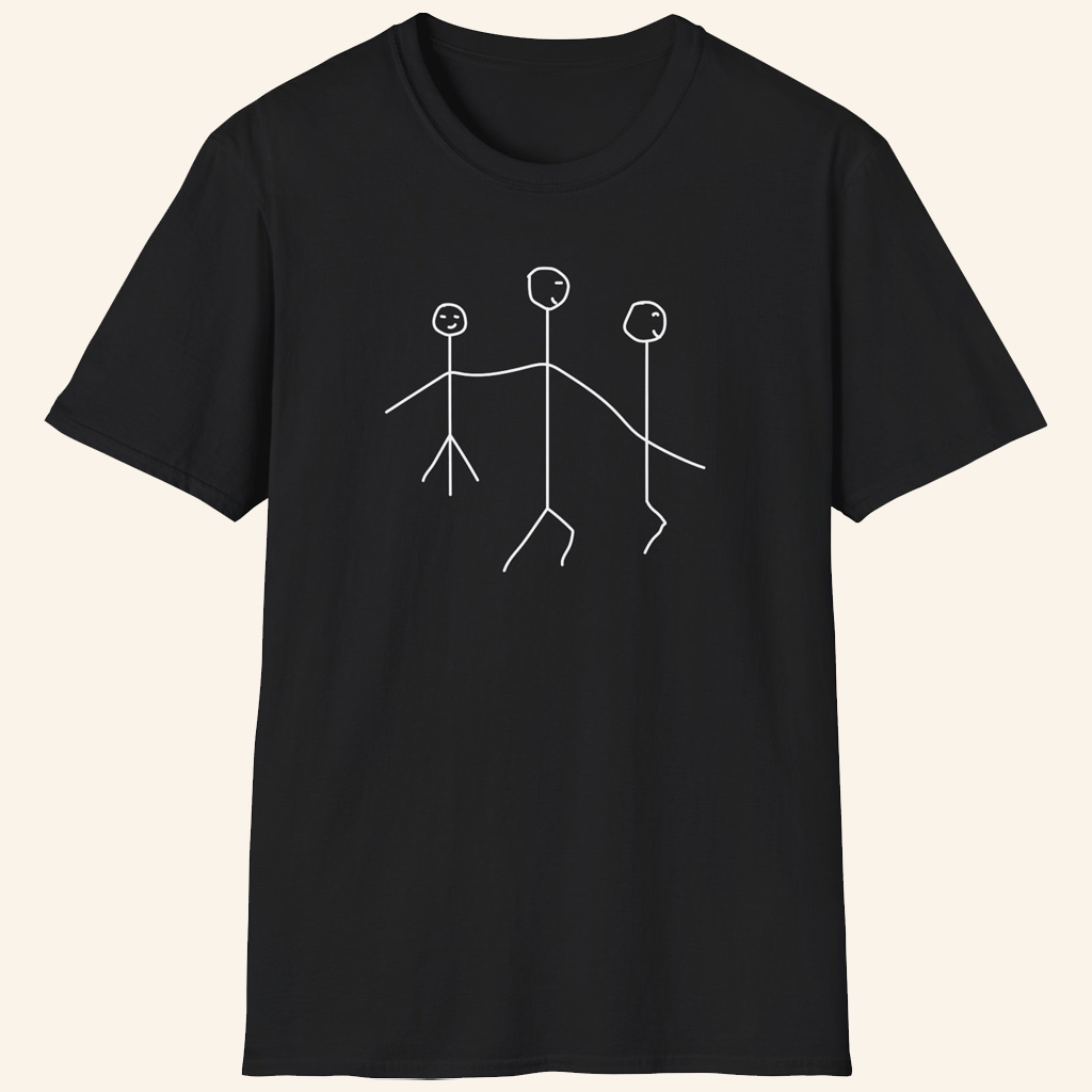 Leith Ross Merch Stick Figures T-Shirt Music Lover Gift Ideas For Him