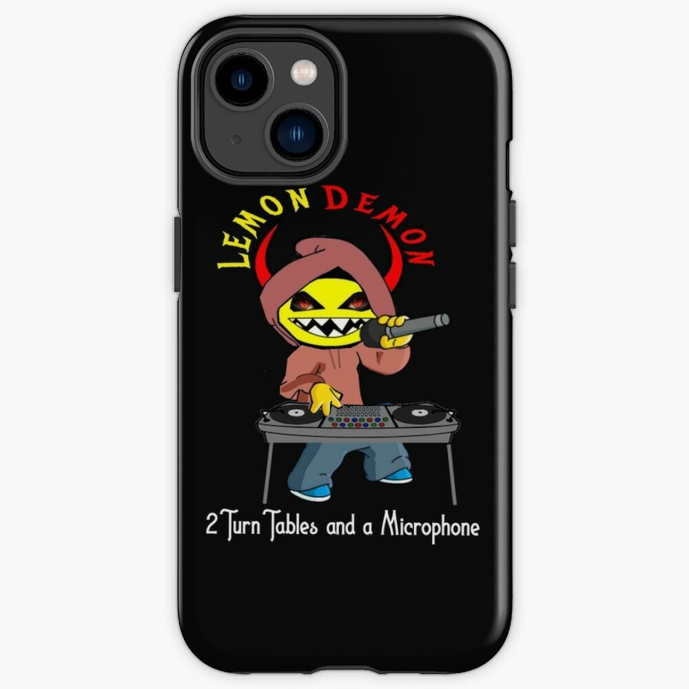 Lemon Demon DJ Dropped The Beat Phone Case 2 Turn Tables And A Microphone Lemondemon Merch