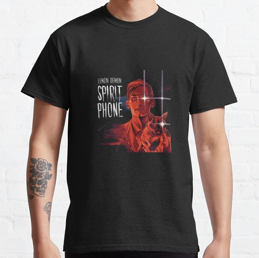 Lemon Demon Spirit Phone Album New T-Shirt Lemondemon Spirit Phone Merch
