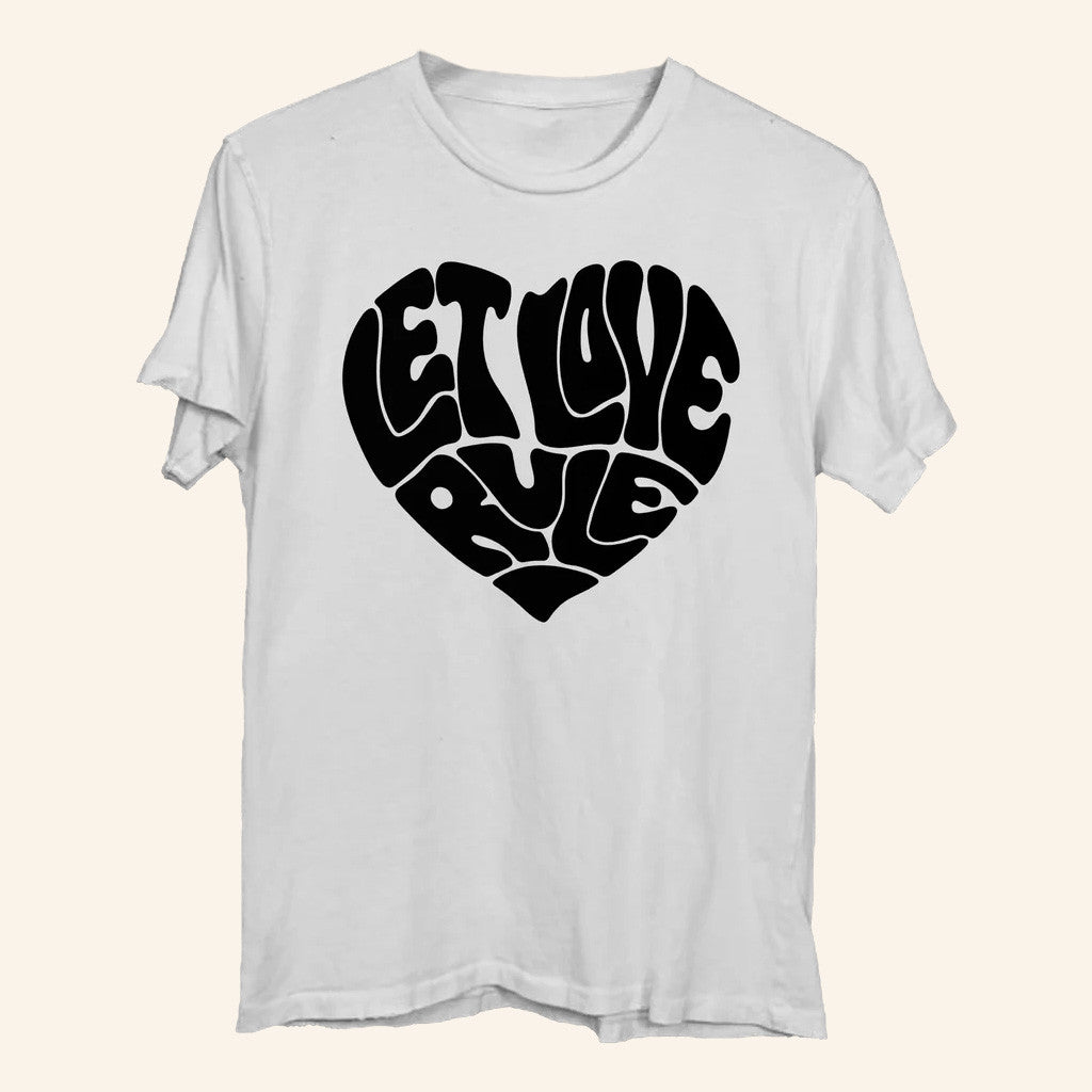 Lenny Kravitz Merch Let Love Rule Heart T-Shirt Unique Gift For Boyfriend Lenny Kravitz Merch Let Love Rule Heart T-Shirt Unique Gift For Boyfriend
