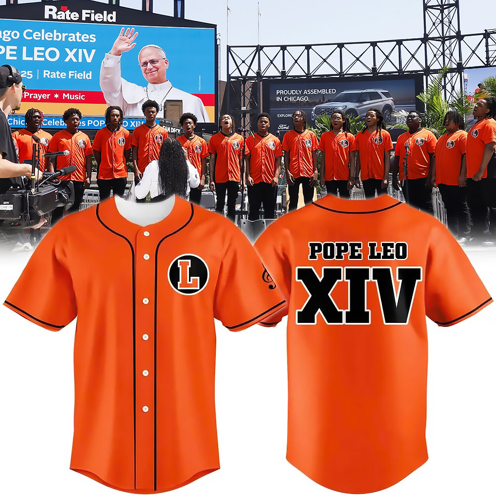 Leo Catholic High School Pope Leo XIV Baseball Jersey Best Gift For Baseball Supporters
