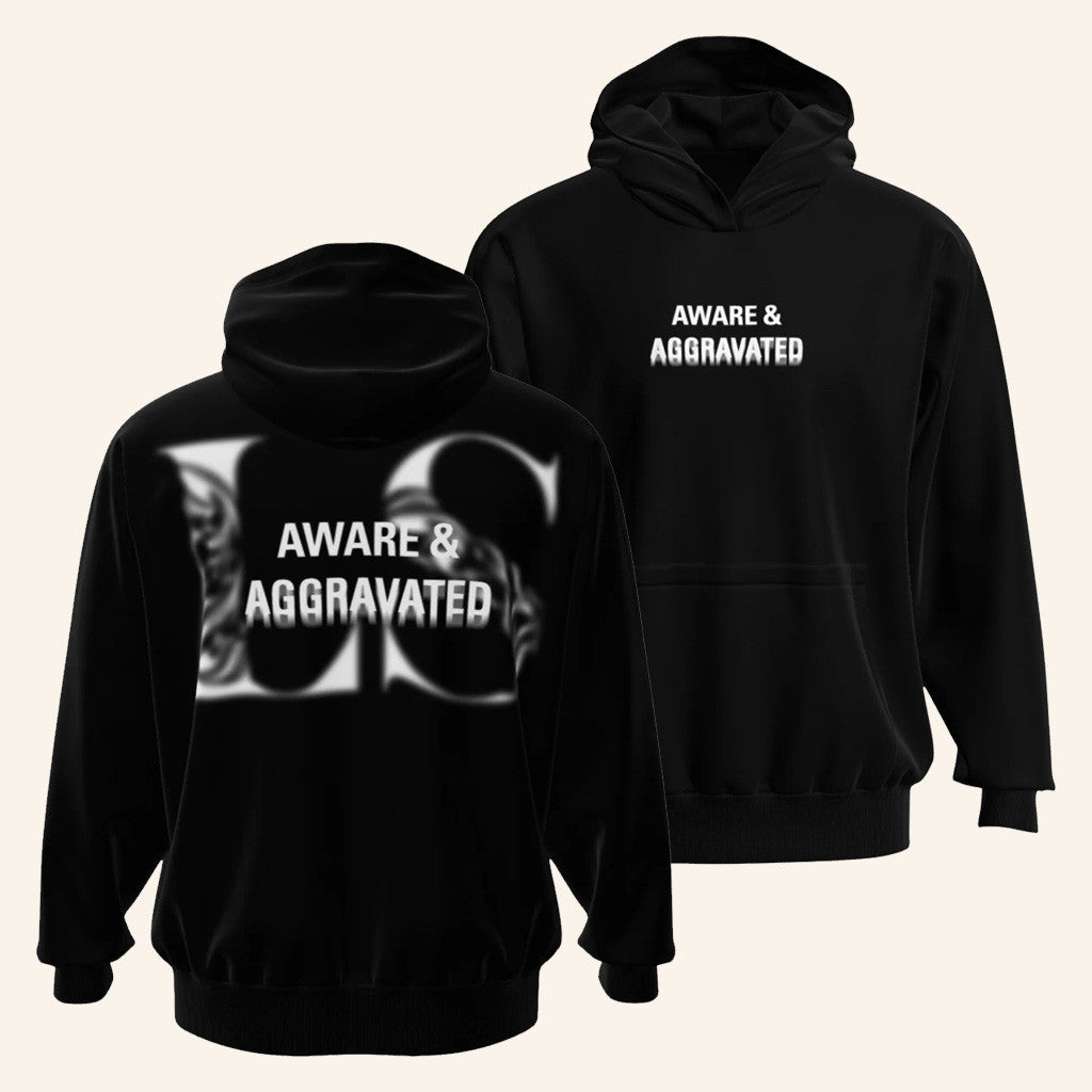 Leo Skepi Merch Aware And Aggravated Hoodie Black Gifts For Dudes Leo Skepi Merch Aware And Aggravated Hoodie Black Gifts For Dudes