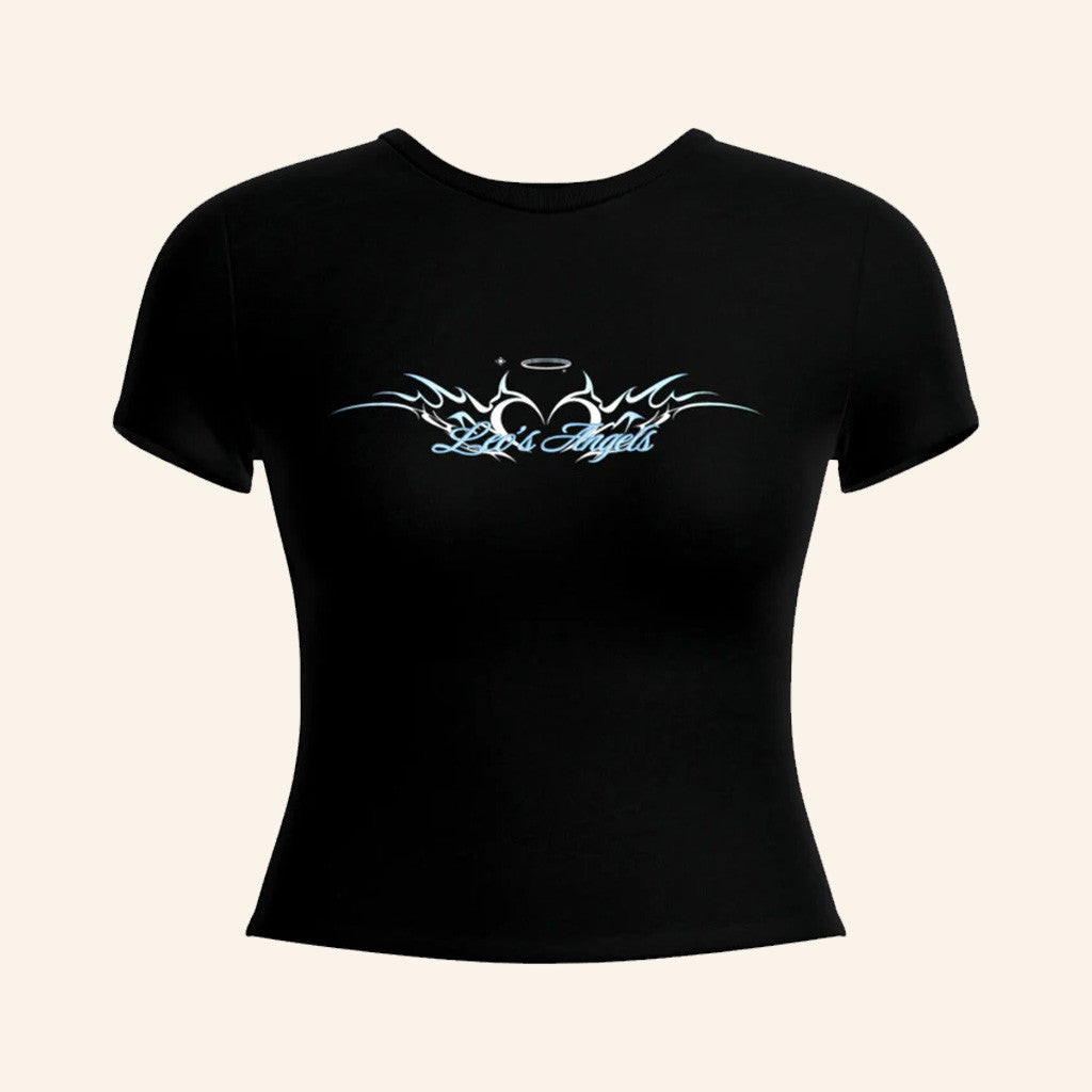 Leo Skepi Merch Leo's Angels Women's Baby Tee Birthday Gift For Mom Leo Skepi Merch Leo's Angels Women's Baby Tee Birthday Gift For Mom