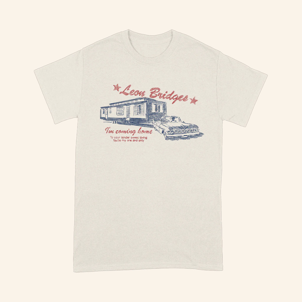 Leon Bridges Merch I'm Coming Home T-Shirt Music Related Gifts For Guys Leon Bridges Merch I'm Coming Home T-Shirt Music Related Gifts For Guys