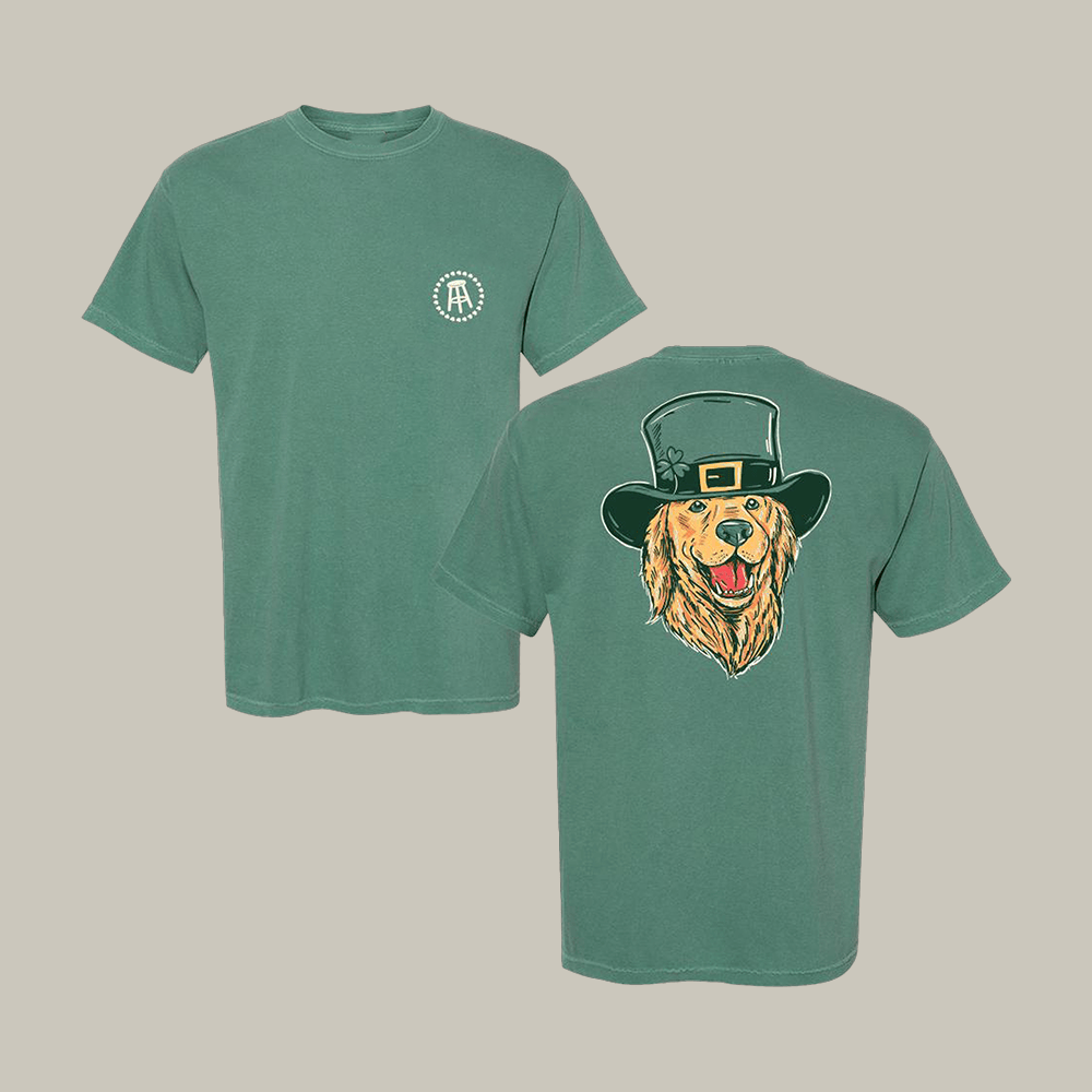 Leprechaun Dog Barstool Sports T-Shirt Saint Patrick's Day Clothes Unique Gift For St Paddys Day