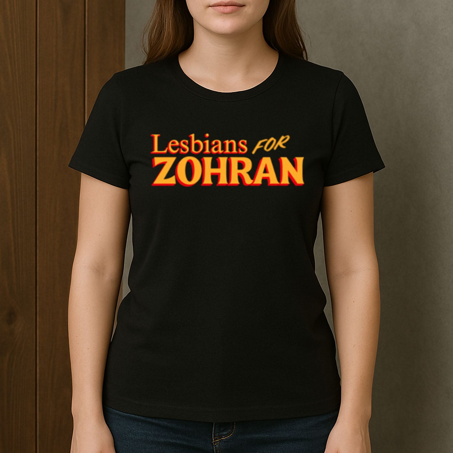 Lesbians For Zohran T-Shirt Zohran Mamdani NYC Pride Tee Political Presents