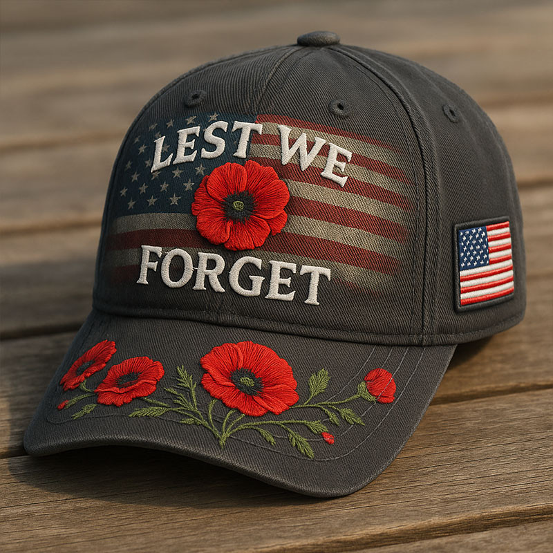 Lest We Forget Hat Heroes Never Forgotten Remembrance Cap Tribute Gifts