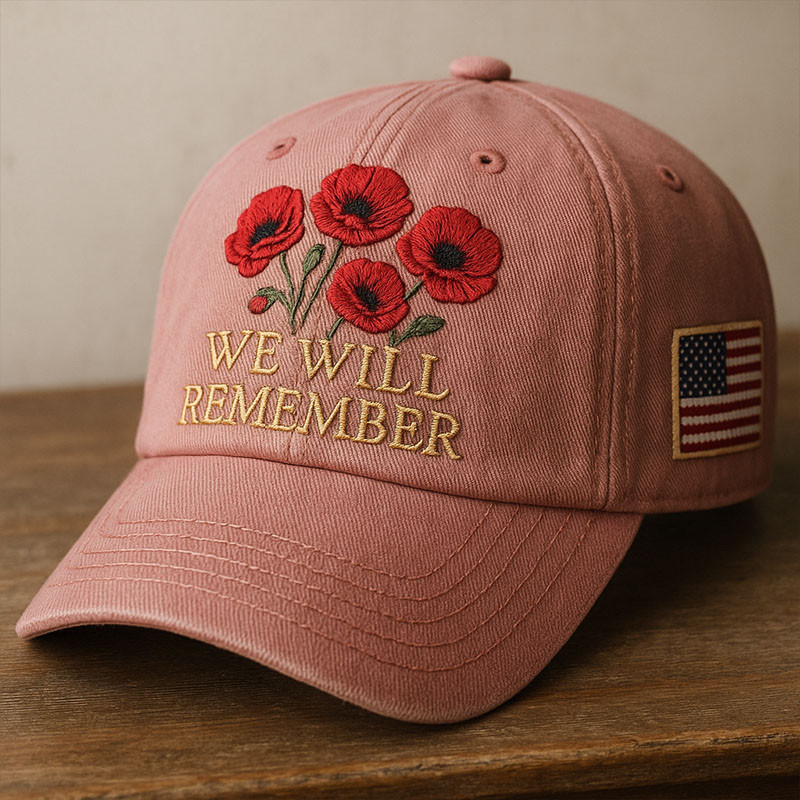 Lest We Forget Hat We Will Remember American Flag Merch Best Gifts For Veterans