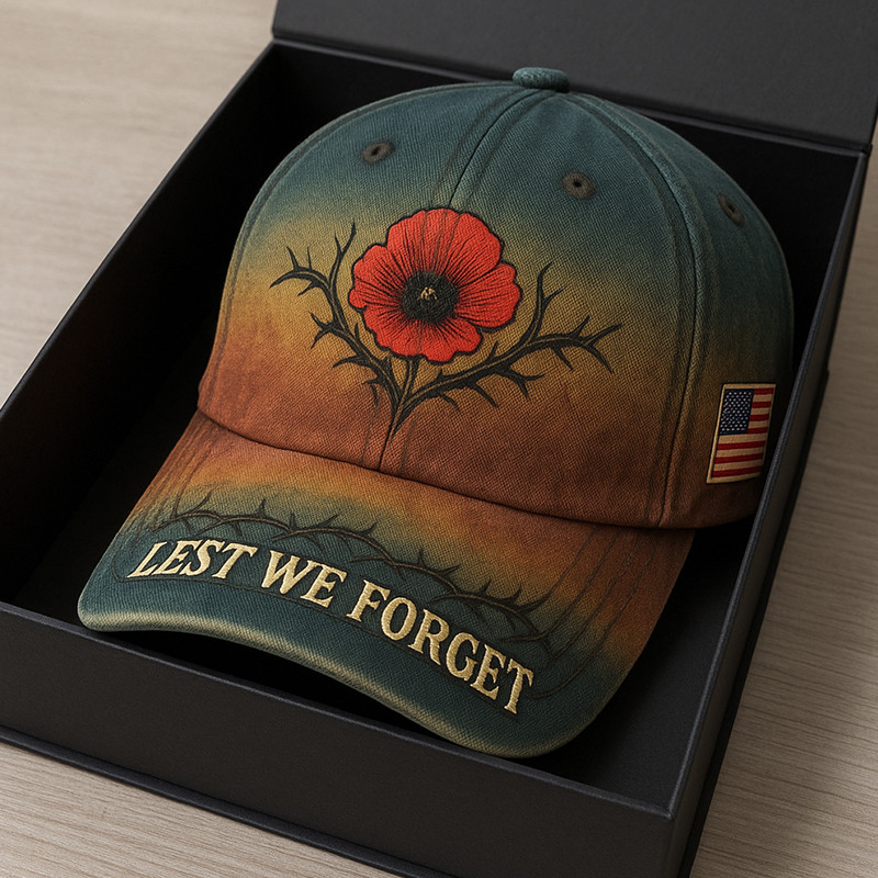Lest We Forget Veteran Hat American Flag Remembrance Day Cap Cool Gifts For Men