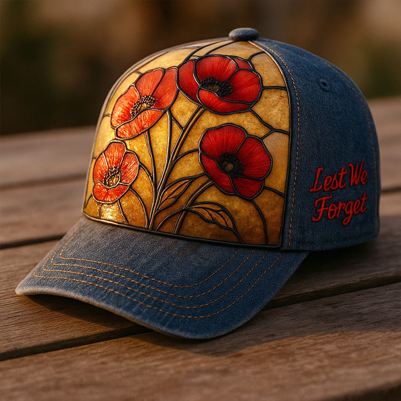 Lest We Forget Veteran Hat Military Remembrance Cap Memorial Gift Ideas