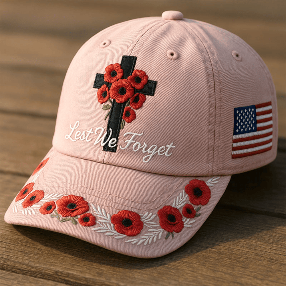 Lest We Forget Veteran Hat Remembrance Day Memorial Cap Veteran Christian Themed Gifts