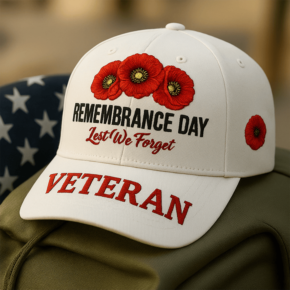 Lest We Forget Veteran Hat Remembrance Day Memorial Cap Veteran Tribute Gifts