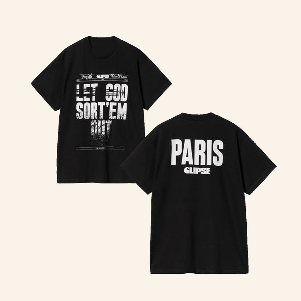 Let God Sort Em Out Merch Carhartt Wip X Clipse Paris T-Shirt Gifts For Him Let God Sort Em Out Merch Carhartt Wip X Clipse Paris T-Shirt Gifts For Him