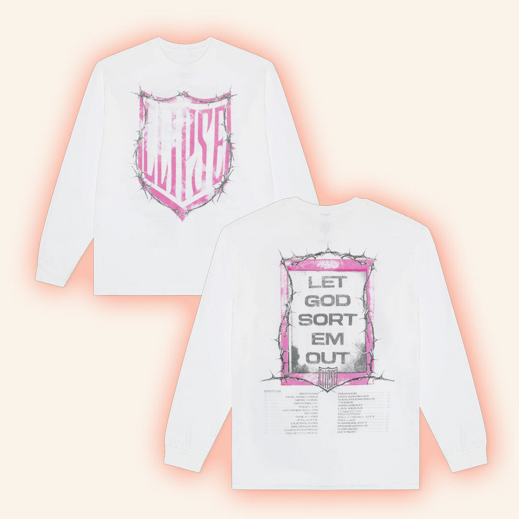 Let God Sort Em Out Merch Let God Sort Em Out Tour Thorn Long Sleeve Shirt Wife Gifts