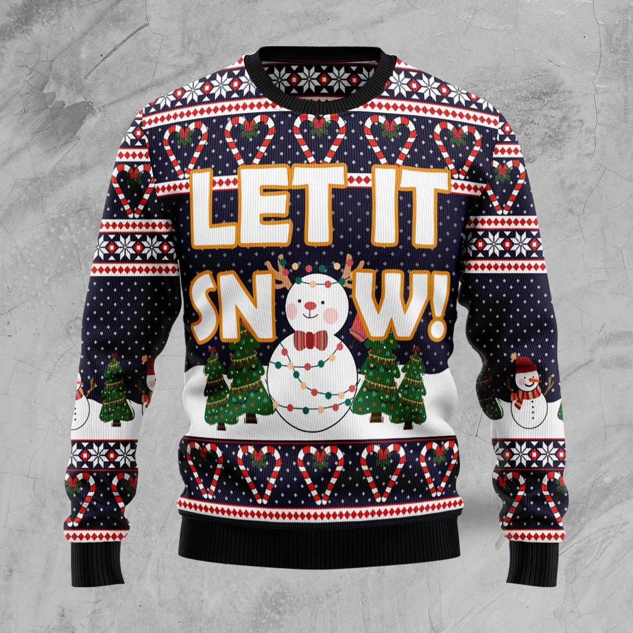 Let It Snow Ugly Christmas Sweater Cute Xmas Jumpers Best Holiday Gifts For Mom