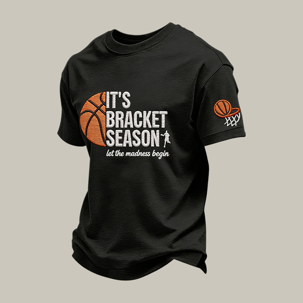 Let The Madness Begin March Madness T-Shirt It's Bracket Season Shirt Basketball Lover Gift
