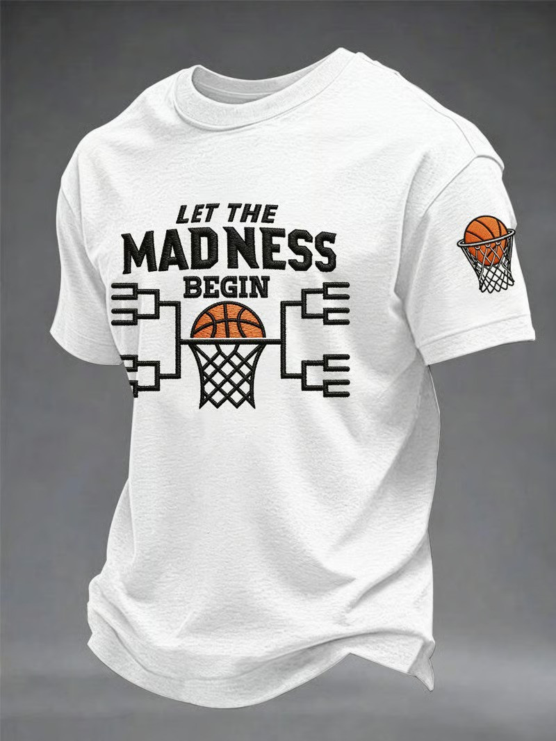 Let The Madness Begin NCAA Tournament Bracket T-Shirt March Madness 2026 Basketball Fan Gear Gift For Fans