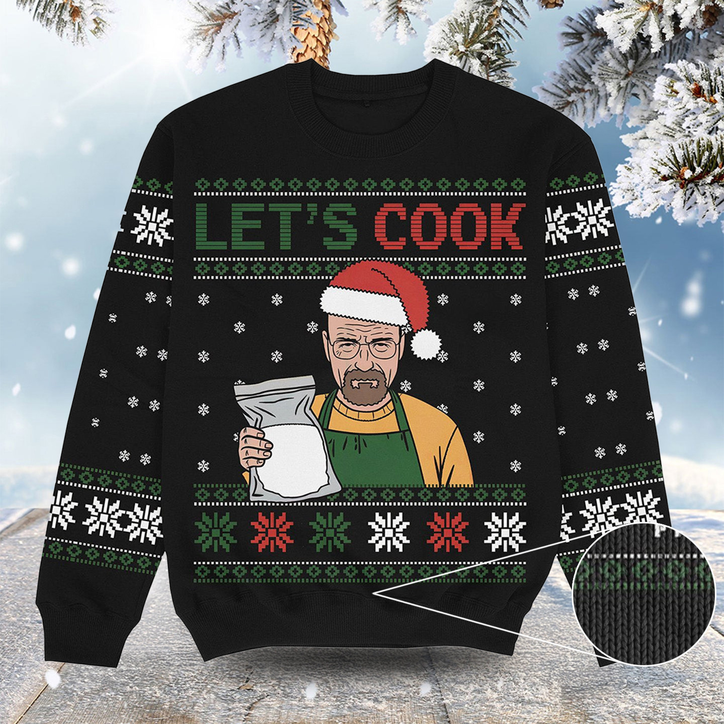 Let's Cook Christmas Ugly Sweater Cute Christmas Clothes Christmas Gifts For Boyfriend