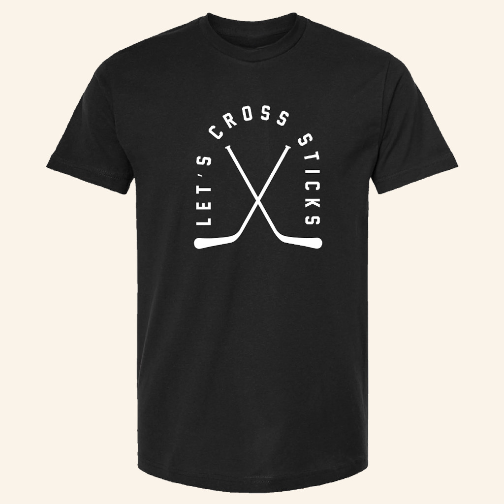 Let's Cross Sticks Hockey T-Shirt Best Gifts For Hockey Players Let's Cross Sticks Hockey T-Shirt Best Gifts For Hockey Players