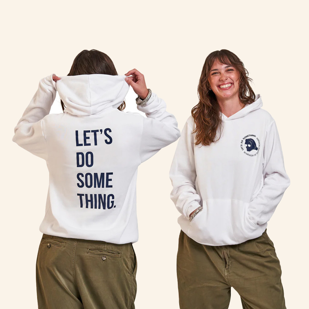 Let's Do Something Merch The White Hoodie Unique Gifts For Sisters