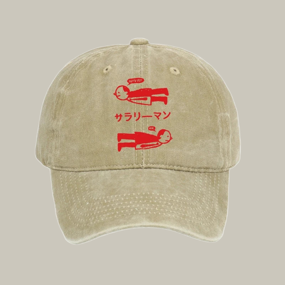 Let'S Fly Office Worker Washed Cap Funny Ball Caps Christmas Gifts For Coworkers