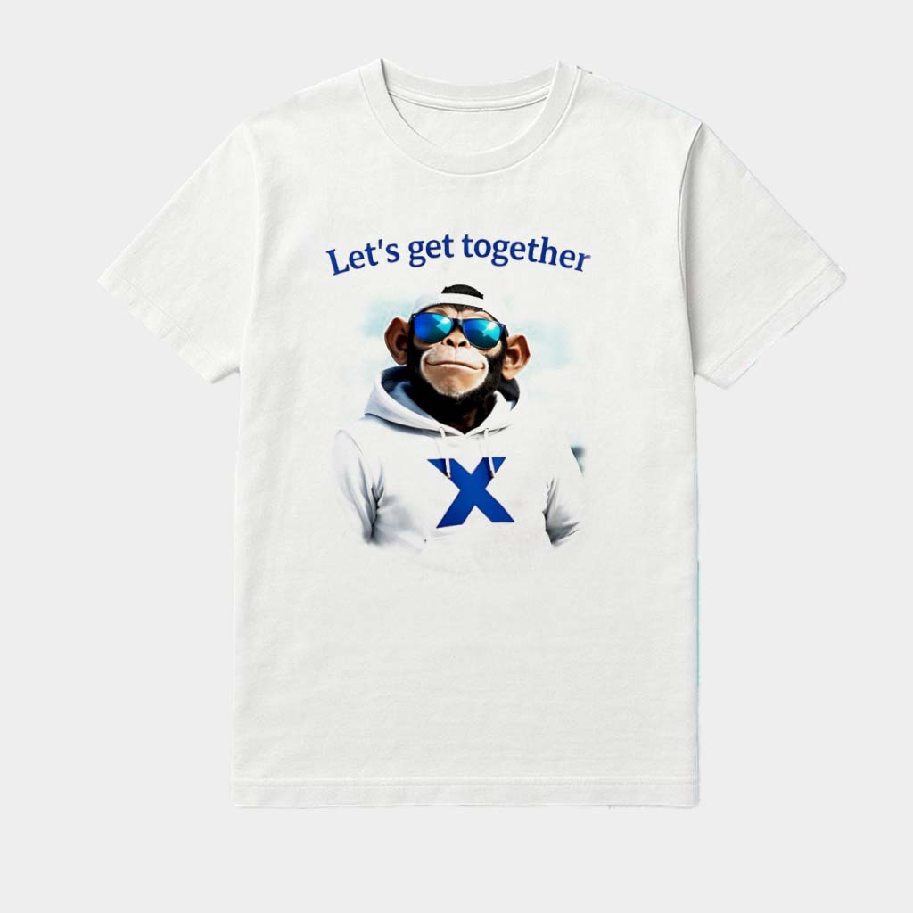 Let's Get Together Monkey Shirt Gift Ideas For Brother