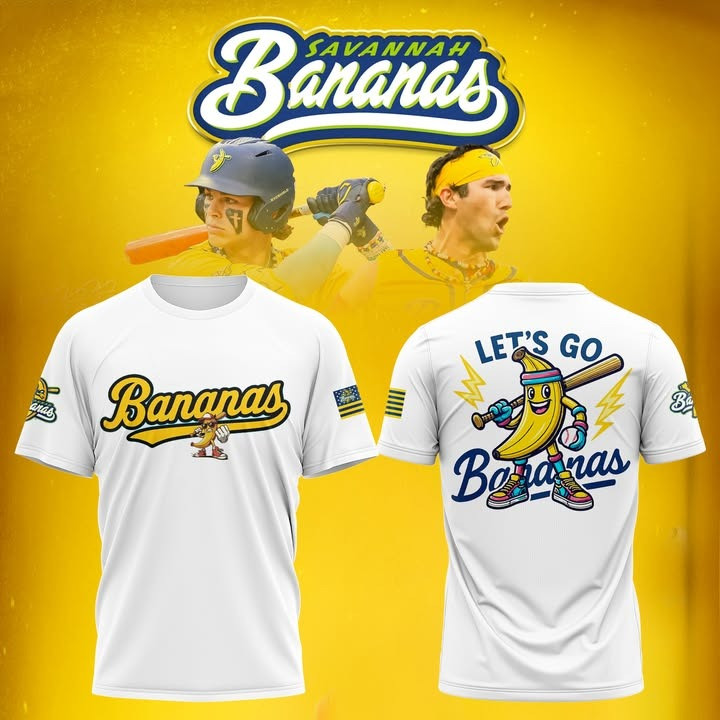 Let's Go Bananas T-Shirt Savannah Bananas Nation Merch Gifts For Baseball Lovers Fans