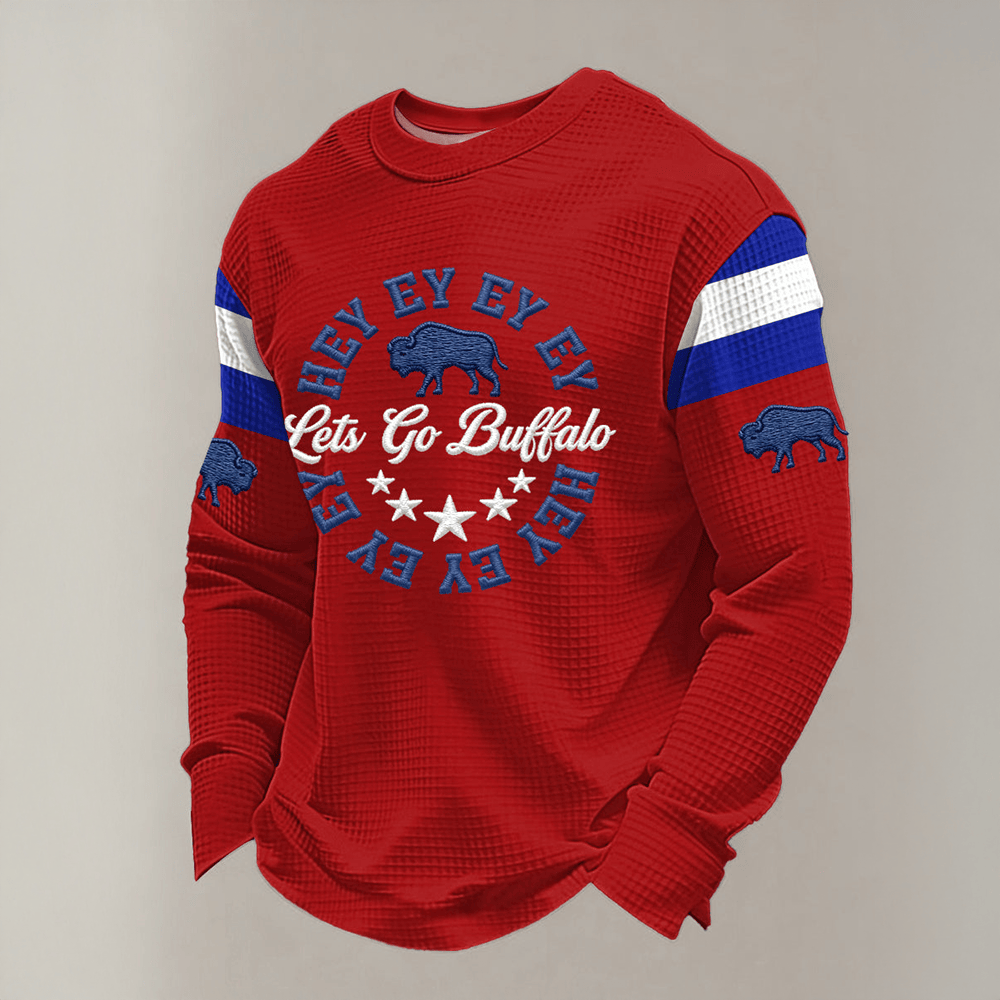 Let's Go Buffalo Bills Football Long Sleeve Shirt Buffalo Bills Clothing Football Gift For Him