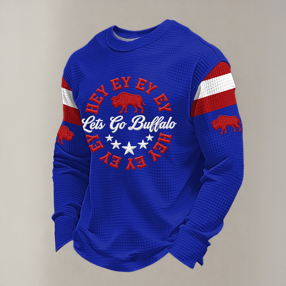 Let's Go Buffalo Bills Football Long Sleeve Shirt Game Day Apparel Gift For Men