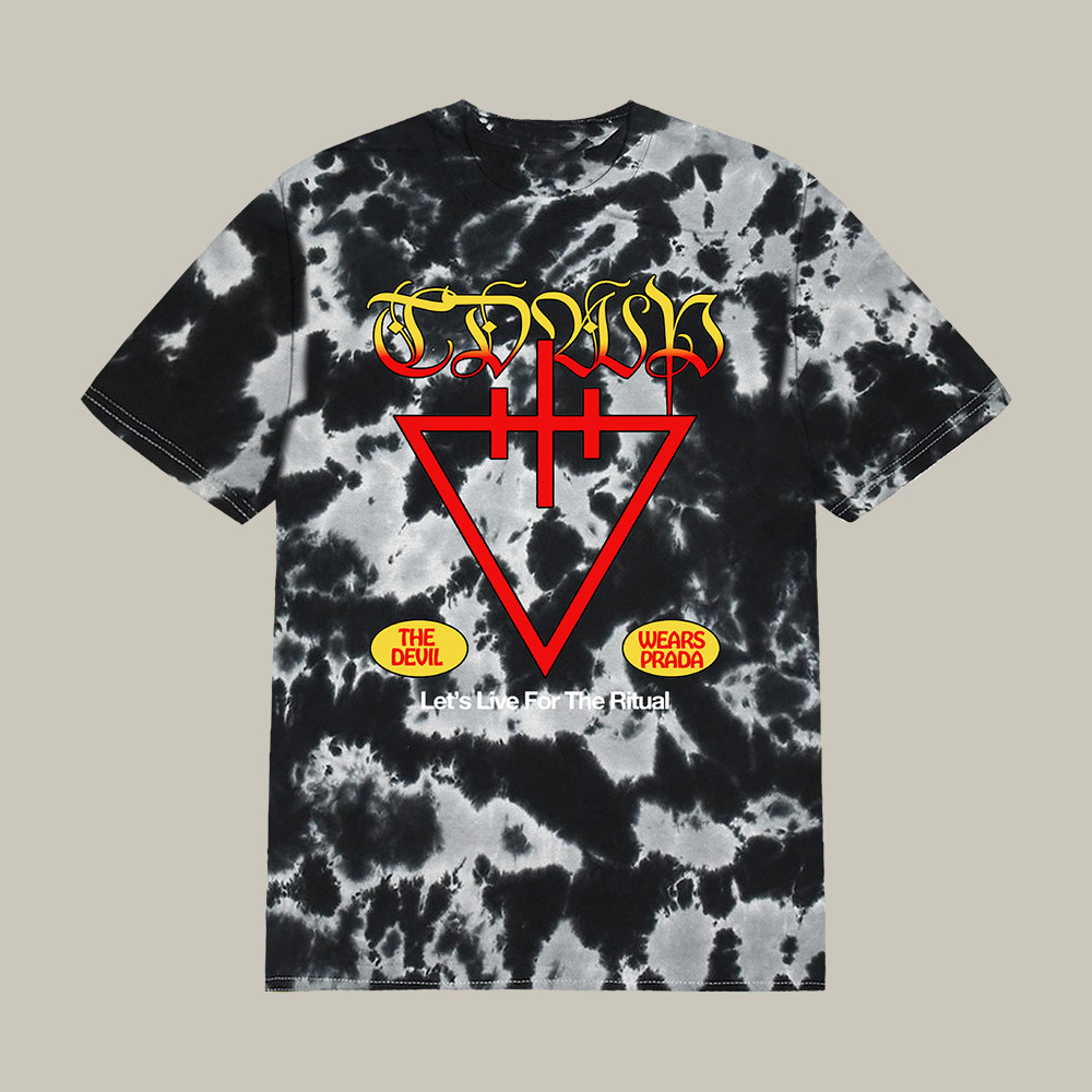 Let's Live For The Ritual Tie Dye T-Shirt The Devil Wears Prada Clothes Music Fan Gift