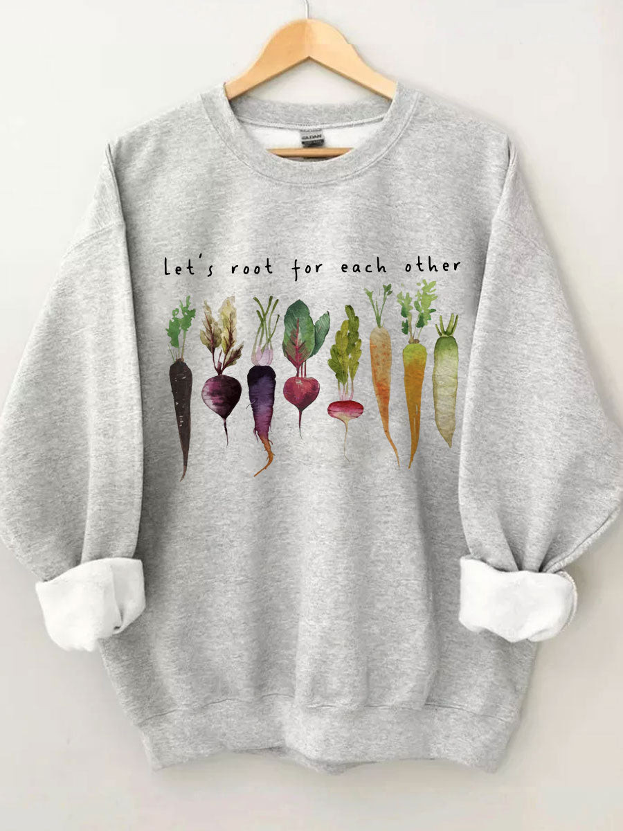 Let's Root For Each Other Sweatshirt Trendy Clothing Best Present Ideas For Women