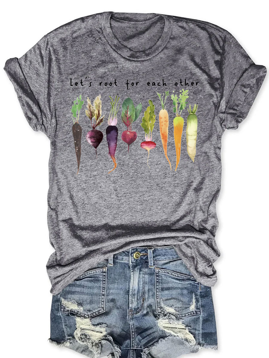 Let's Root For Each Other T-Shirt Humorous Shirts Unique Gifts For Girlfriend
