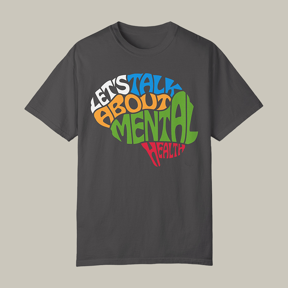 Let's Talk About Mental Health Brain T-Shirt Mental Health Awareness Shirt Bethesda Gifts