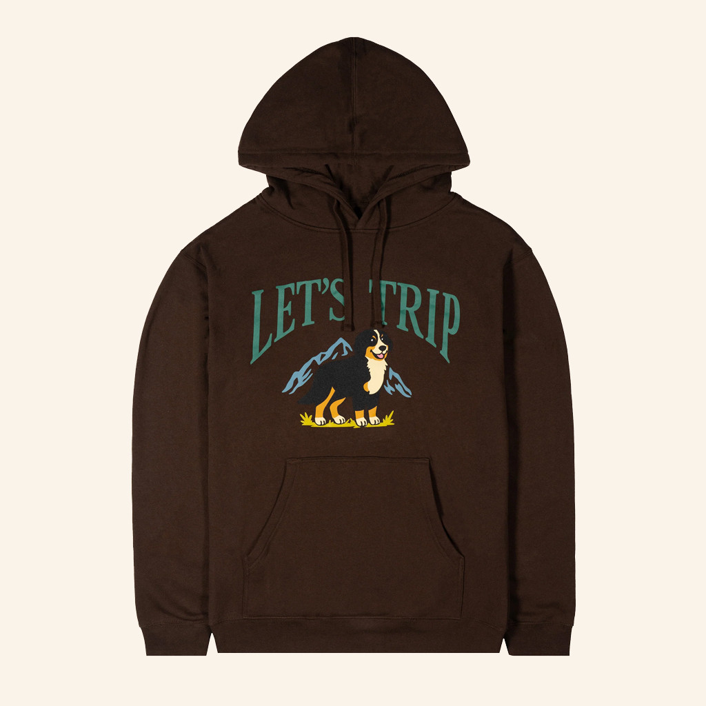 Let's Trip Merch Mountain Hoodie Xmas Gifts For Husband