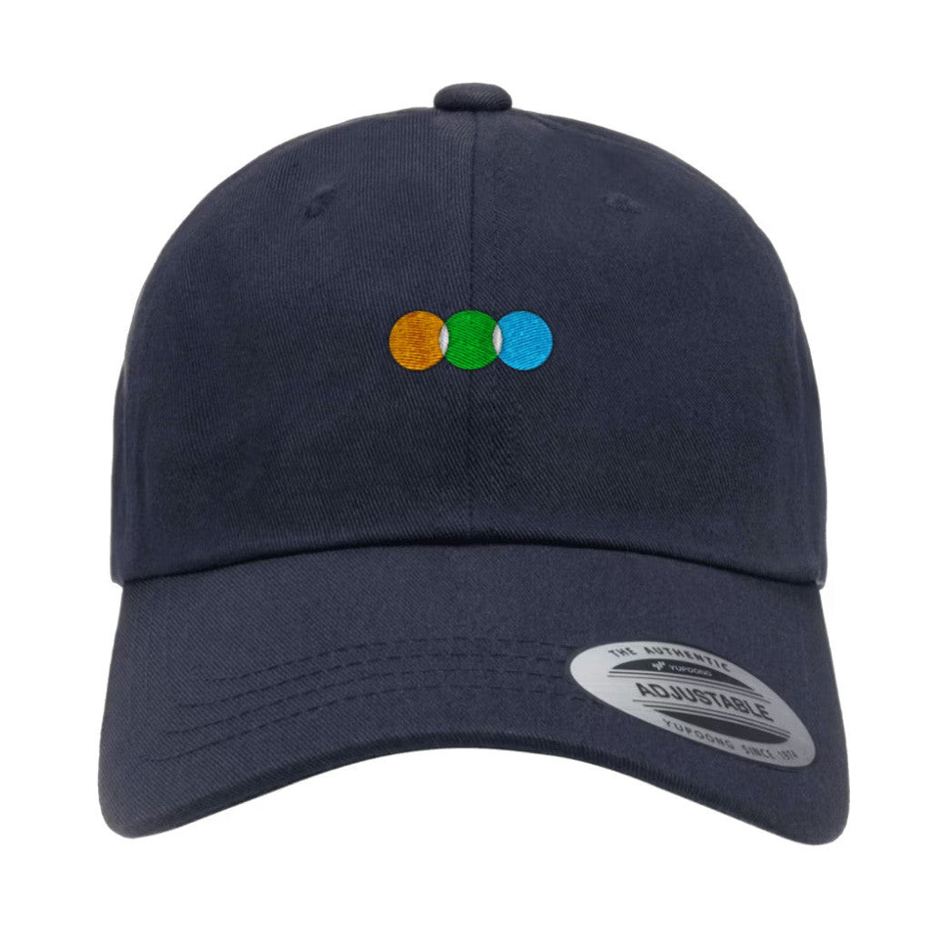 Letterboxd Merch Dots Logo Embroidered Navy Hat Gifts For Best Friends Letterboxd Merch Dots Logo Embroidered Navy Hat Gifts For Best Friends