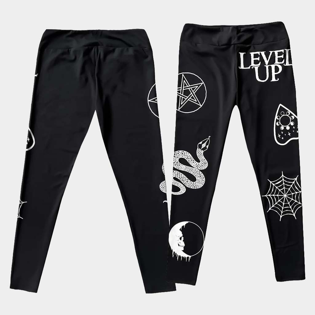 Level Up Merch Level Up Leggings Best Birthday Gift For Girlfriend