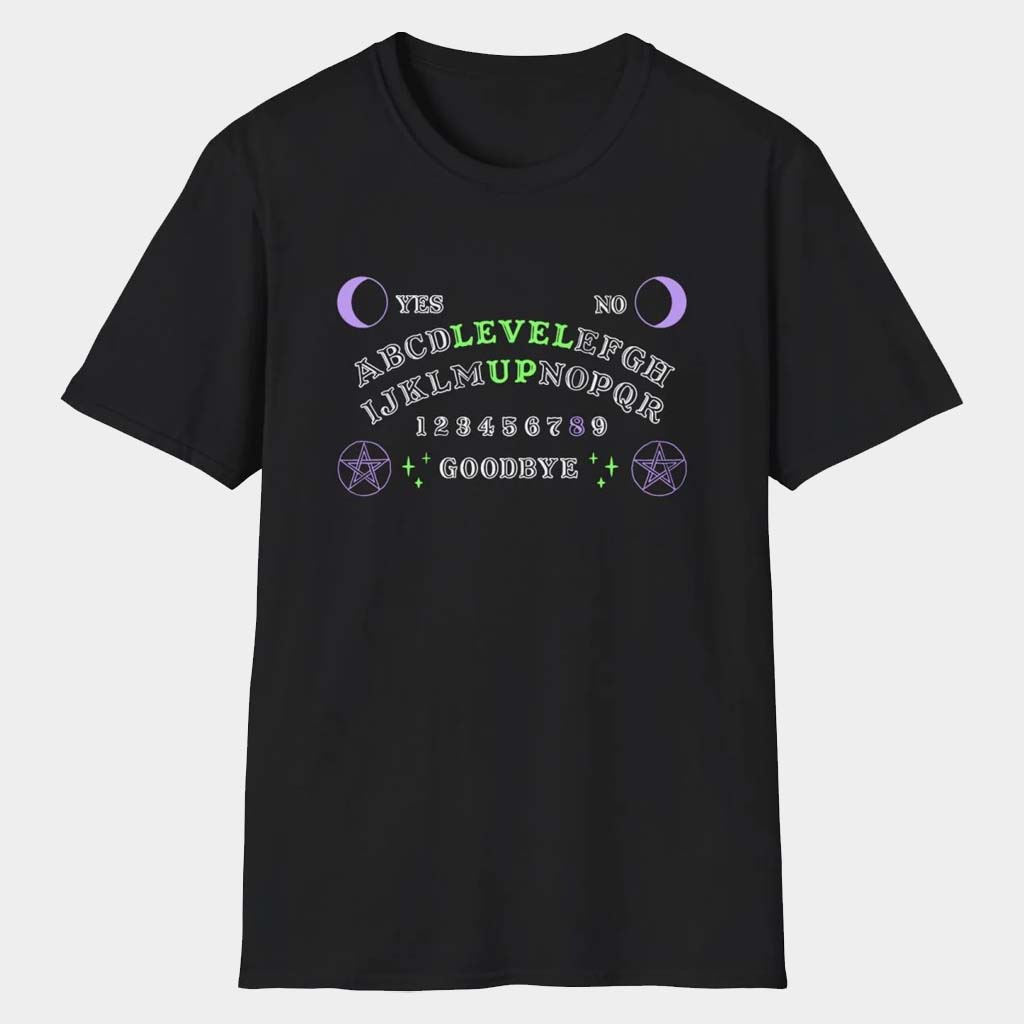 Level Up Merch Level Up Planchette T-Shirt Best Birthday Gift For Husband