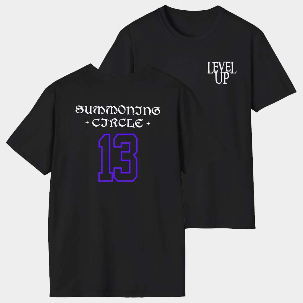 Level Up Merch Level Up Summoning Circle 13 T-Shirt Birthday Gift Ideas For Brother