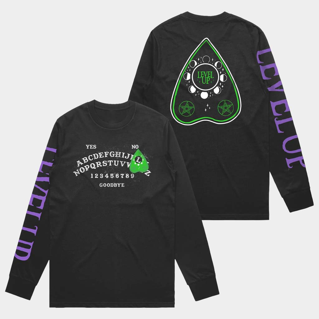 Level Up Merch Planchette Long Sleeve Shirt Level Up T-Shirt Best Birthday Gift For Him