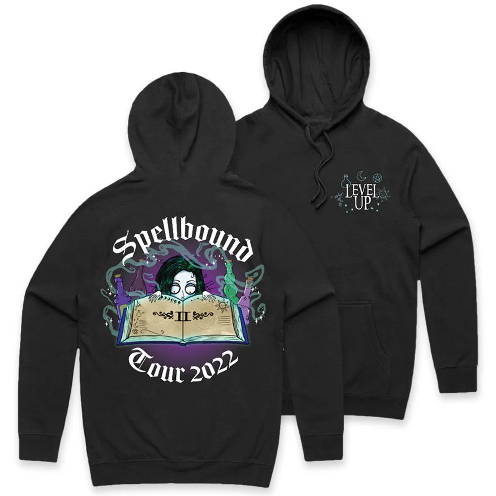 Level Up Merch Spellbound Black Hoodie Good Gifts For Boyfriend