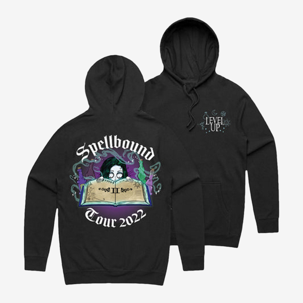 Level Up Spellbound Hoodie Level Up Hooded Sweatshirt Uniquqe Gift For Music Lover