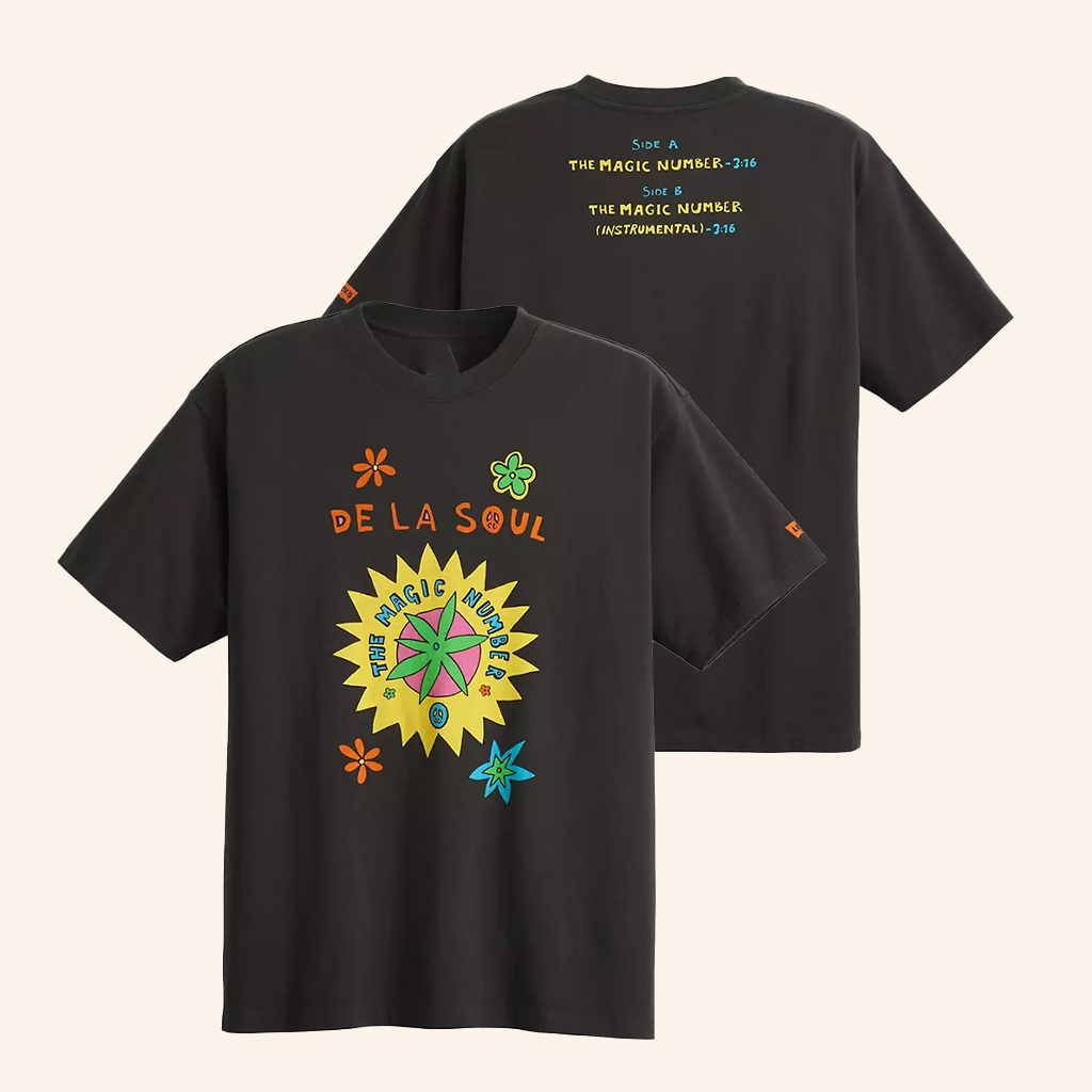 Levi Merch De La Soul Band T-Shirt The Magic Number Shirt Gifts For Music Fans